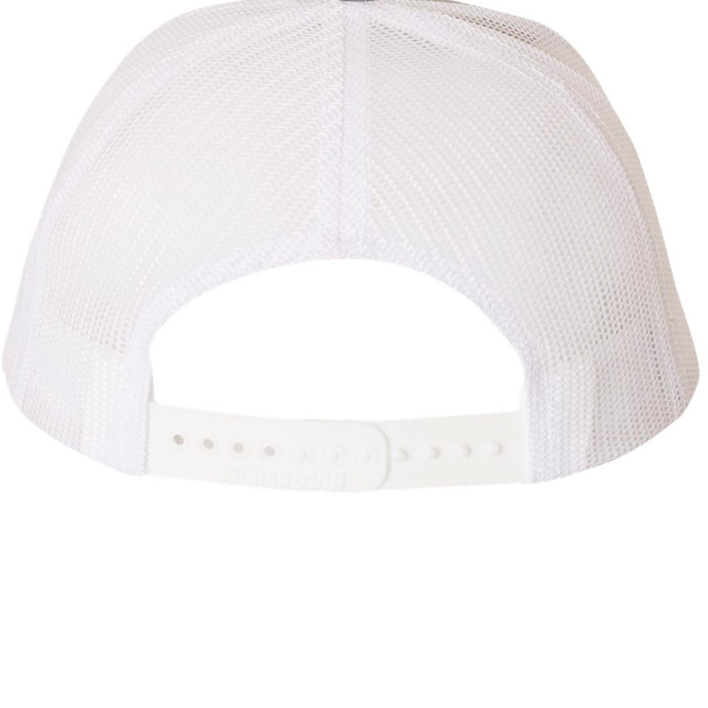 Heather Grey/ White - BACK