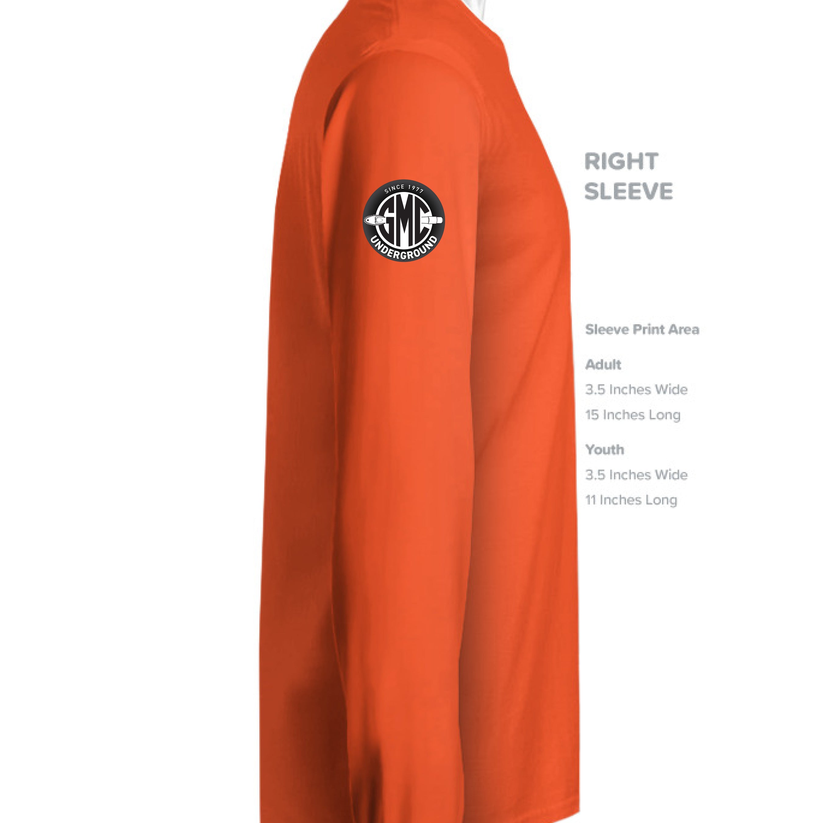 Safety Orange - SLEEVE_RIGHT